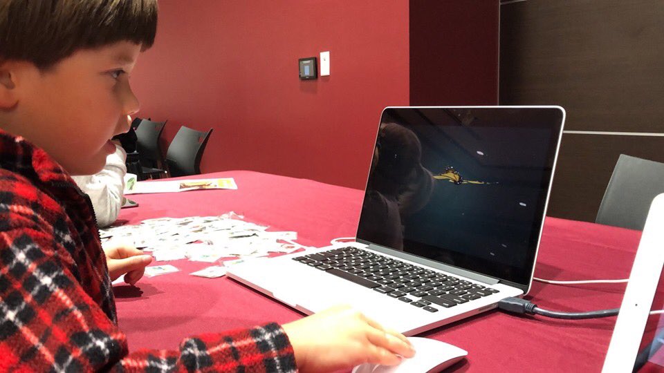 VTLibraries's tweet photo. A great time was had by all at this year’s #BugFest! Check out these photos of our exhibit where kids got to play with 3D models of real insects stitched together from hundreds of thousands of high-resolution photographs. 😮🐞🐝🦋🐛🦗
#HokieBugFest #BugFest2019 https://t.co/gg4s0dSf1i