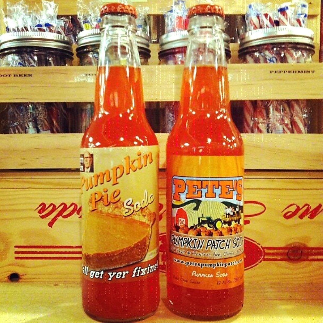 RocketFizz's tweet photo. Pumpkins aren't just for carving!

#RocketFizz #thirstythursday #pumpkinpiesoda #lestersfixins

*items vary by location* https://t.co/7lLCyrK8Uc
