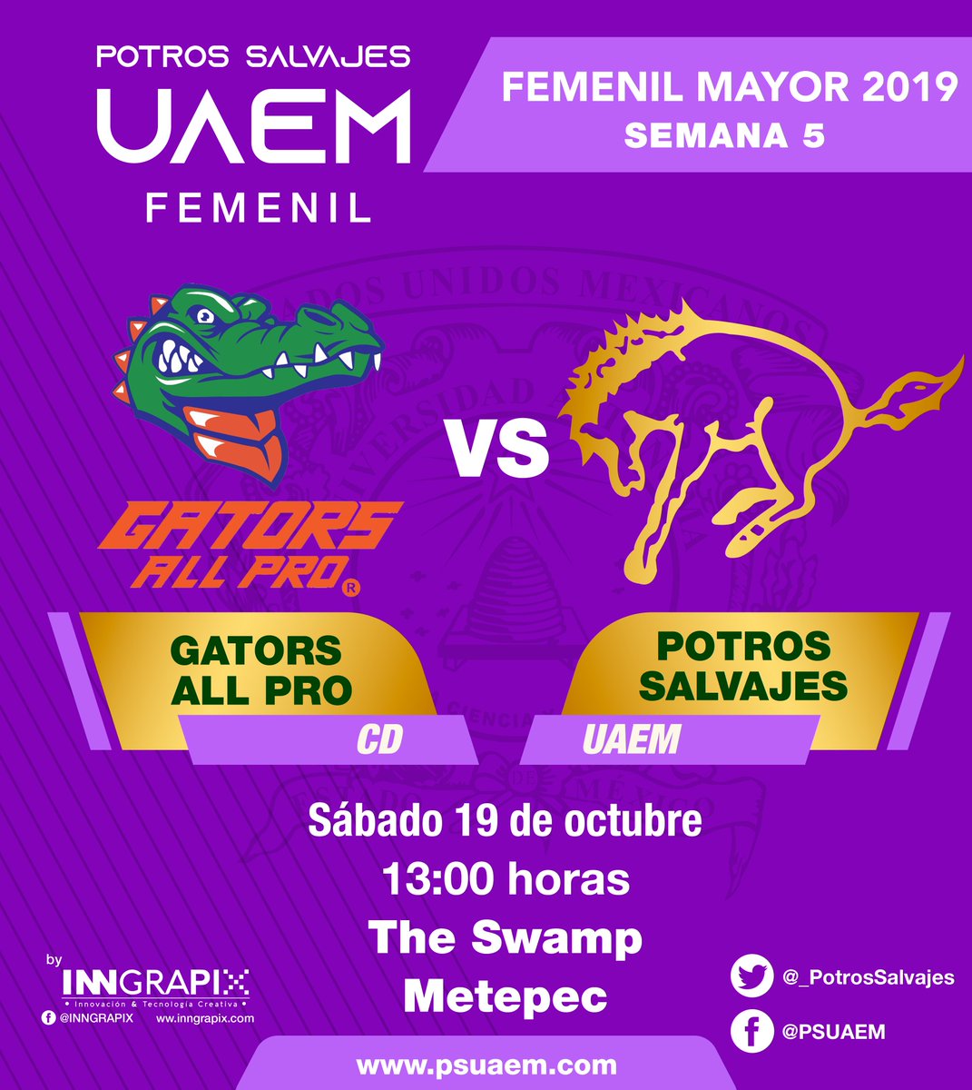 _PotrosSalvajes's tweet photo. La categoría Femenil Mayor de #PotrosSalvajesUAEM visita a @GatorsAllPro en la quinta semana de la #Affemex.
#GoGreenNation #OrgulloVerdeYOro https://t.co/C6MGXetKdm