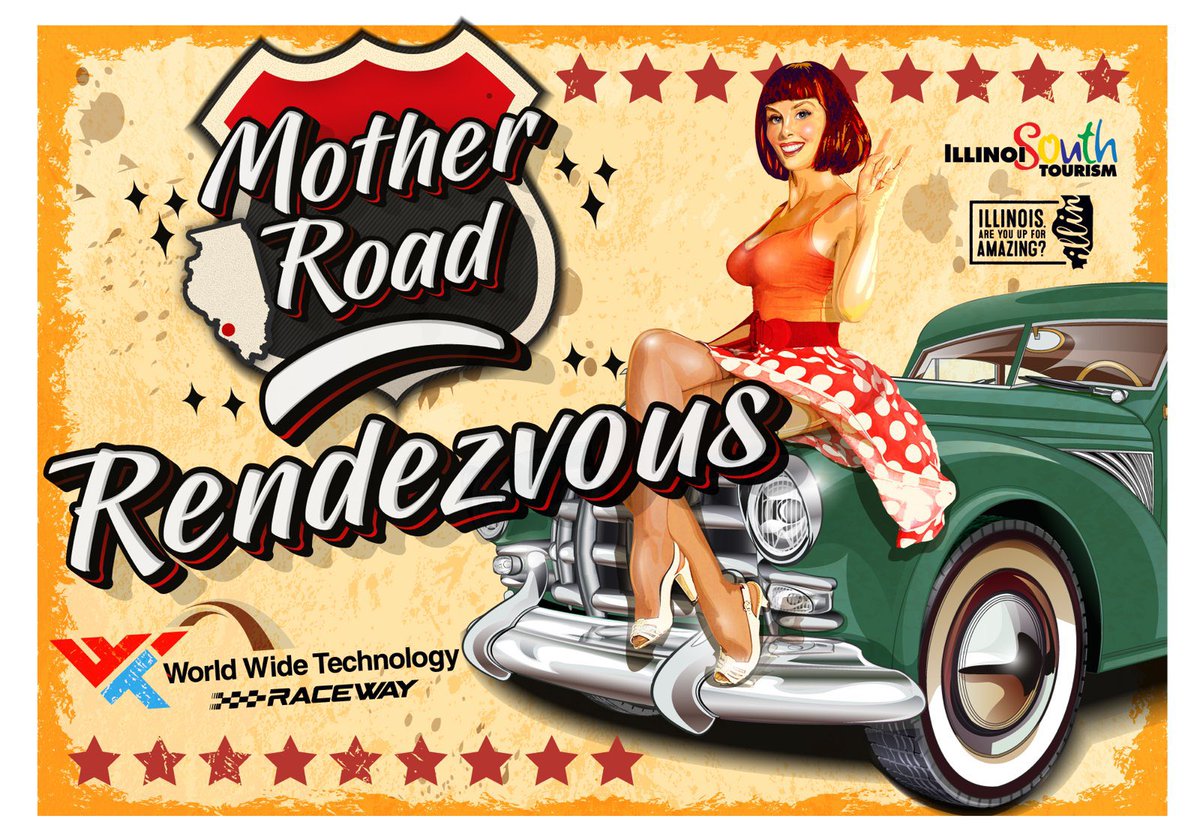 ChrisBlair4B's tweet photo. Great teamwork by @MarkFournierSTL and @JohnBisciJr on the new look for our May 2020 nostalgia event @WWTRaceway - more stuff to come.  @NDRLdrags @ILLINOISouth #VintageTrailers #Rockabilly #RatRods #HotRods #GetYourKicks #ChainofRocksBridge #Racing4STL #OlSkoolFun https://t.co/7fHNvvQO7O