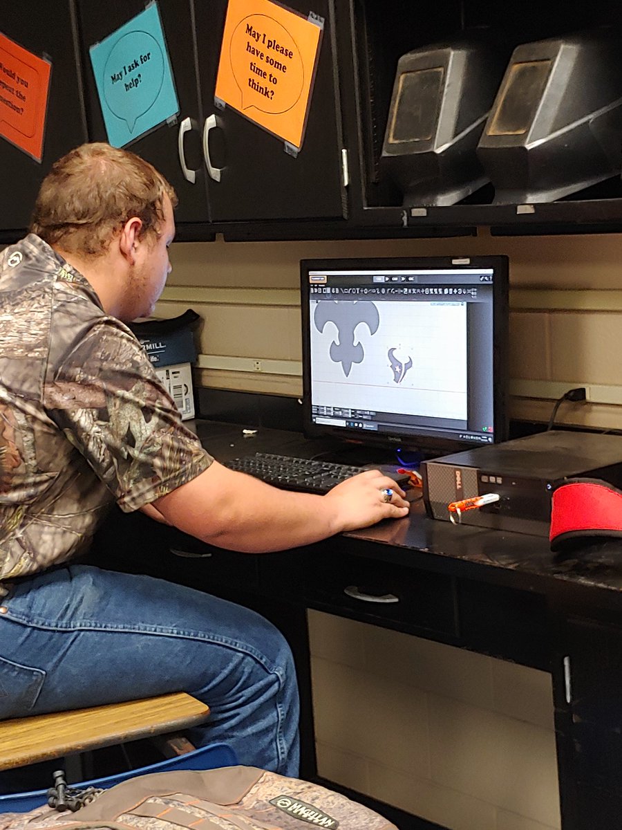 Dalton capturing images to modify on the Flashcut CNC program.  Hitch covers are coming soon.  #ifundme