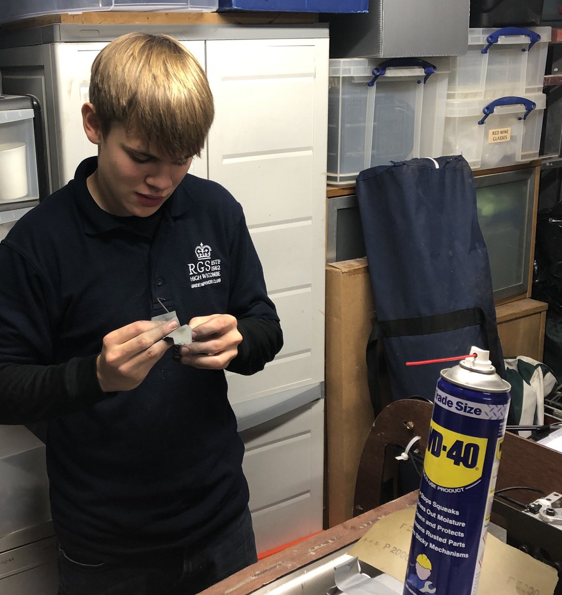 For those teams using steel components, after today’s rain make sure you give them some love with WD40. For those not, you’re good to go. <a href="/Greenpowertrust/">Greenpower Education Trust</a>