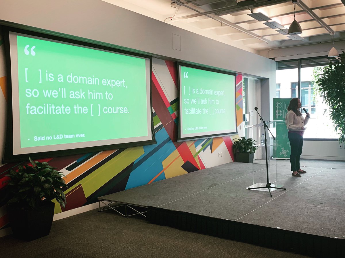TechKnowCon's tweet photo. How do you train an Engineer to teach? How do you do it at scale? We're finding out from @Uber's Jaclyn Karnowski, who has taught at bootcamps, high school, and internationally! #TechKnowCon https://t.co/ZuBic780Xv