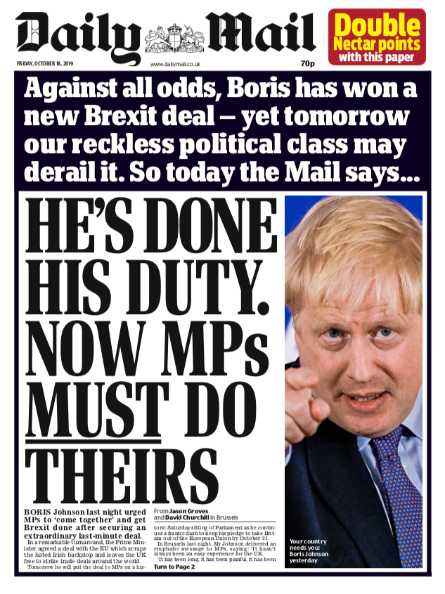 Daily Mail U.K. en Twitter: "Friday's @DailyMailUK #MailFrontPages… "