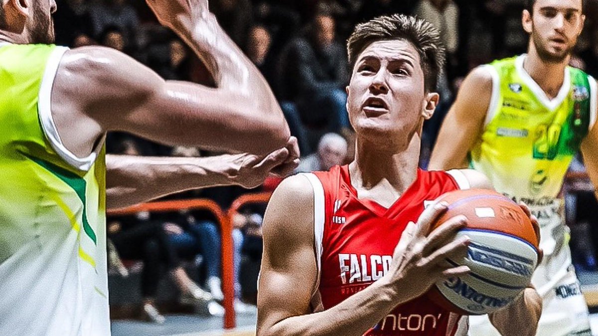 OverWSports's tweet image. Again! Another good performance for Gianmarco Gobbato in the second win in a row for Falconstar Monfalcone vs Gimar Basket Lecco.
Gianmarco scored 10 pts (2/2 from 2, 0/1 from 3, 6/8 FT) adding 2 reb and 1 block in 14 min on the court.
Never stop Gianmarco !
#serieB @LNPSOCIAL