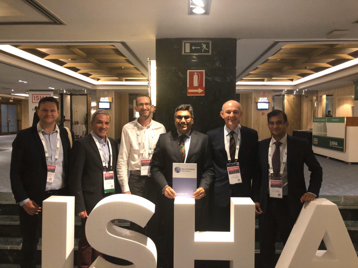 Vikas Khanduja (@cambridgehipdoc) on Twitter photo The 4th Annual Report of the NAHR with data of over 10, 000 hips was presented at #ISHA2019 in Madrid today. Very well received. Kudos to an excellent team. <a href="/mbankes/">Marcus J K Bankes</a> <a href="/tonybonedoc/">Tony Andrade</a> <a href="/ajaymalviya/">Ajay Malviya</a> @hip_Arthroscopy <a href="/cwmcbryde/">Callum McBryde</a> <a href="/tim_n_board/">Prof Tim Board</a> <a href="/ExeterHipUnit/">Exeter Hip Unit</a> <a href="/ISHASociety/">ISHA</a> <a href="/BritOrthopaedic/">BOA</a> The 4th Annual Report of the NAHR with data of over 10, 000 hips was presented at #ISHA2019 in Madrid today. Very well received. Kudos to an excellent team. <a href="/mbankes/">Marcus J K Bankes</a> <a href="/tonybonedoc/">Tony Andrade</a> <a href="/ajaymalviya/">Ajay Malviya</a> @hip_Arthroscopy <a href="/cwmcbryde/">Callum McBryde</a> <a href="/tim_n_board/">Prof Tim Board</a> <a href="/ExeterHipUnit/">Exeter Hip Unit</a> <a href="/ISHASociety/">ISHA</a> <a href="/BritOrthopaedic/">BOA</a>