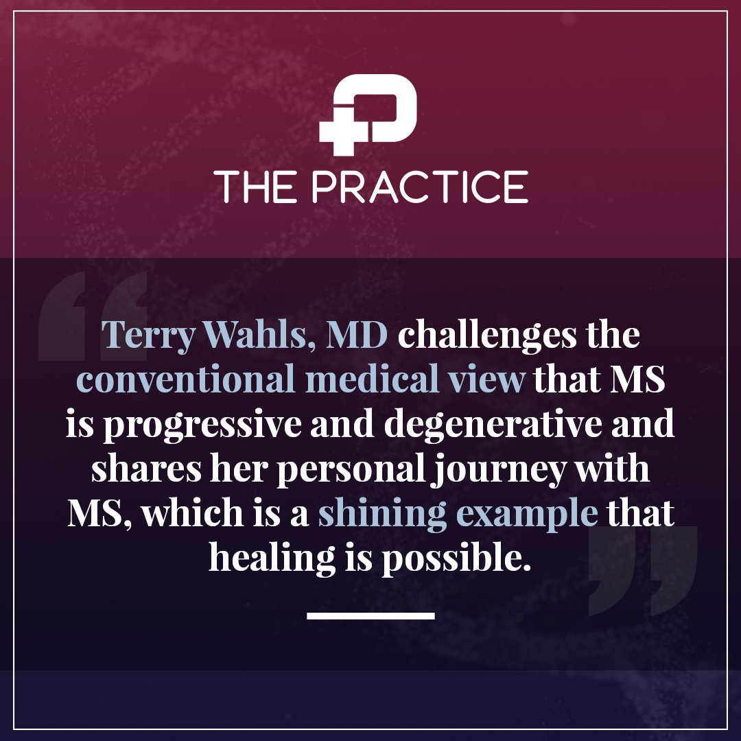 Our  first episode is now live, listen to @terrywahls share her personal journey with MS and how the practices she implemented led to reversing aspects of the disease. 
bit.ly/35EDzY9

#MS #MultipleSclerosis  #Wahlsprotocol #paleodiet #terrywahls  #PrecisionMedicine