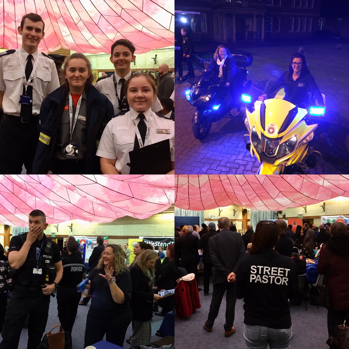 KettStPastors's tweet photo. Dawn and Karan getting ‘into trouble’ at the Community Supper at Northants Police HQ. The Emergency Services Cadets @ESCadets are a real credit to the force 😊👍🏻 Thank you to Chief Constable Nick Adderley for our tea 👍🏻😊#Northants #ESCadets https://t.co/sbYLSWsd7V