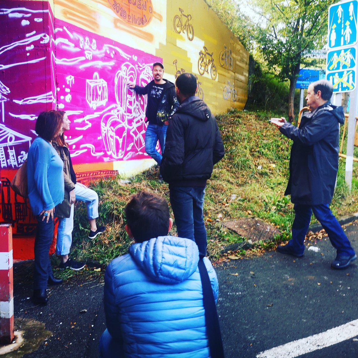 nomadakt's tweet photo. #Nomadak egitasmoa martxan!
#KulturACT #ARTgia #Eskoriatza #ArteUrbano #YoneEstivariz #Bronik #JensBesser #IrantzuLekue #EstebanLoeschbor #BelenRobeda
#AlmuMaeso #TomasFacio #IñakiLanda #ElisaBattiston #UrbanART https://t.co/i2Attzz86E