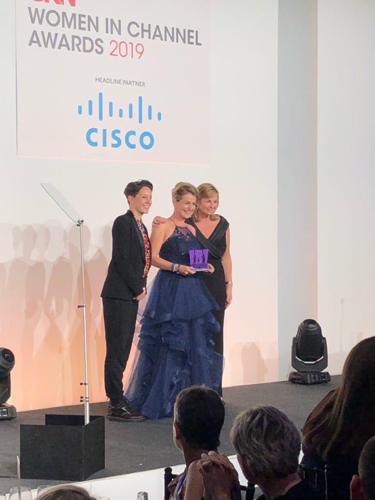 DellTechUK_'s tweet photo. Congratulations @sarahshields2, on winning the @crn_uk Woman of the Year award! @DellChannelEn #WomanInChannel https://t.co/2ubpdSRj4D