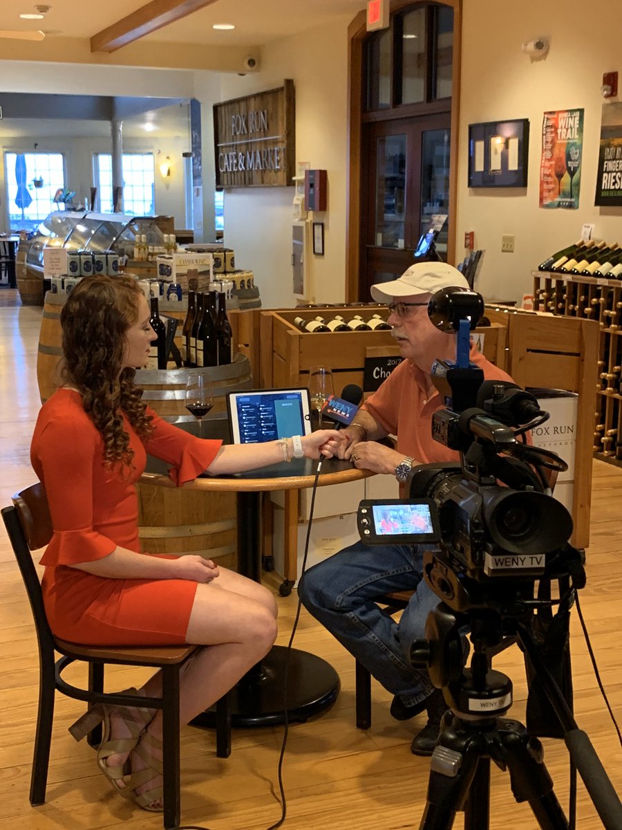 Love this interview we did with the @foxrunvineyards team for <a href="/WENYTV/">WENY News</a> earlier this month! Thanks @oliviajaquith for taking the time to share our story!! Cheers! weny.com/clip/14922905/…
#wine #personalization #tastingroom #winetech #flxwine #nywine