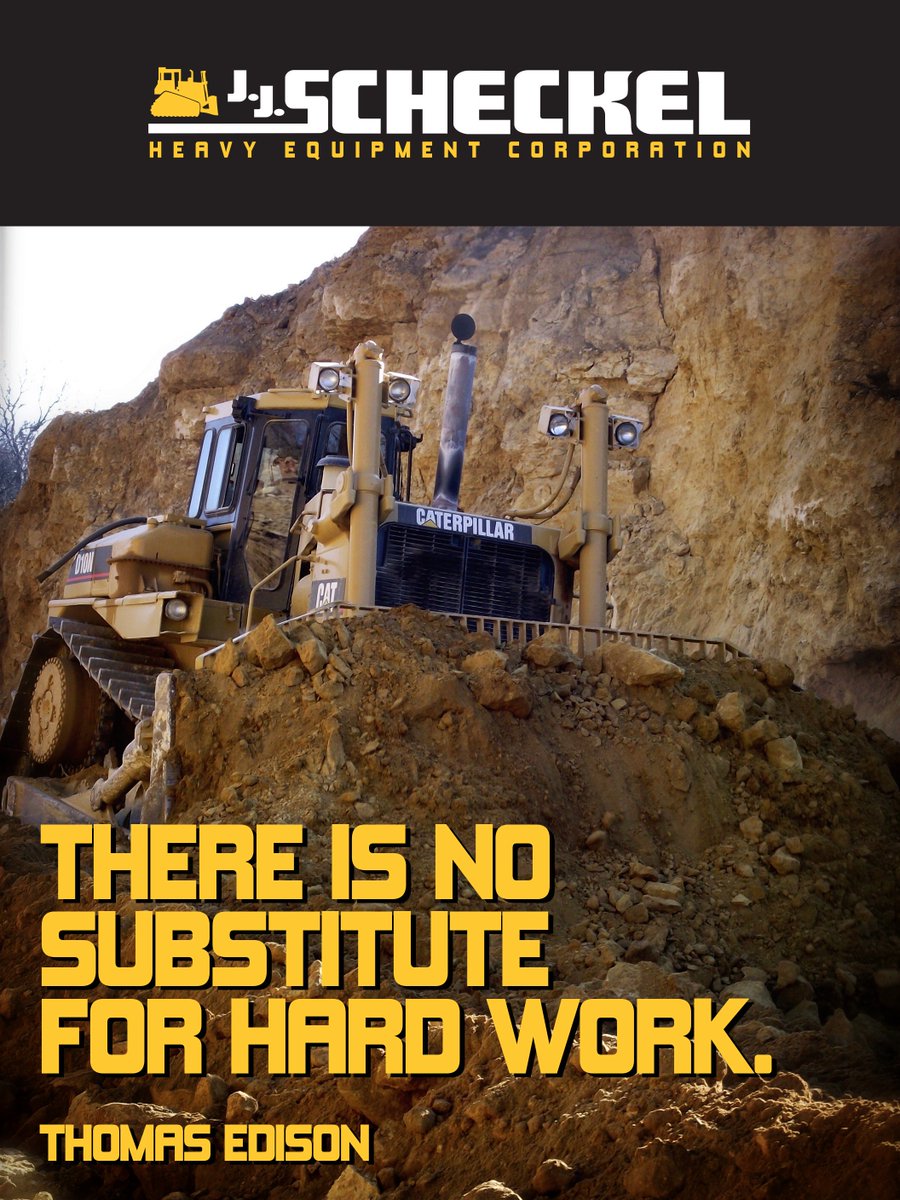 JJScheckel's tweet photo. "There is no substitute for hard work." ~Thomas Edison
#heavyequipment #miningequipment #heavyequipmentlife #caterpillarequipment #catD10 #caterpillar #heavyconstruction #roadconstruction #constructionequipment #hardwork #workhard #lovewhatyoudo https://t.co/kJpo4Fo00a