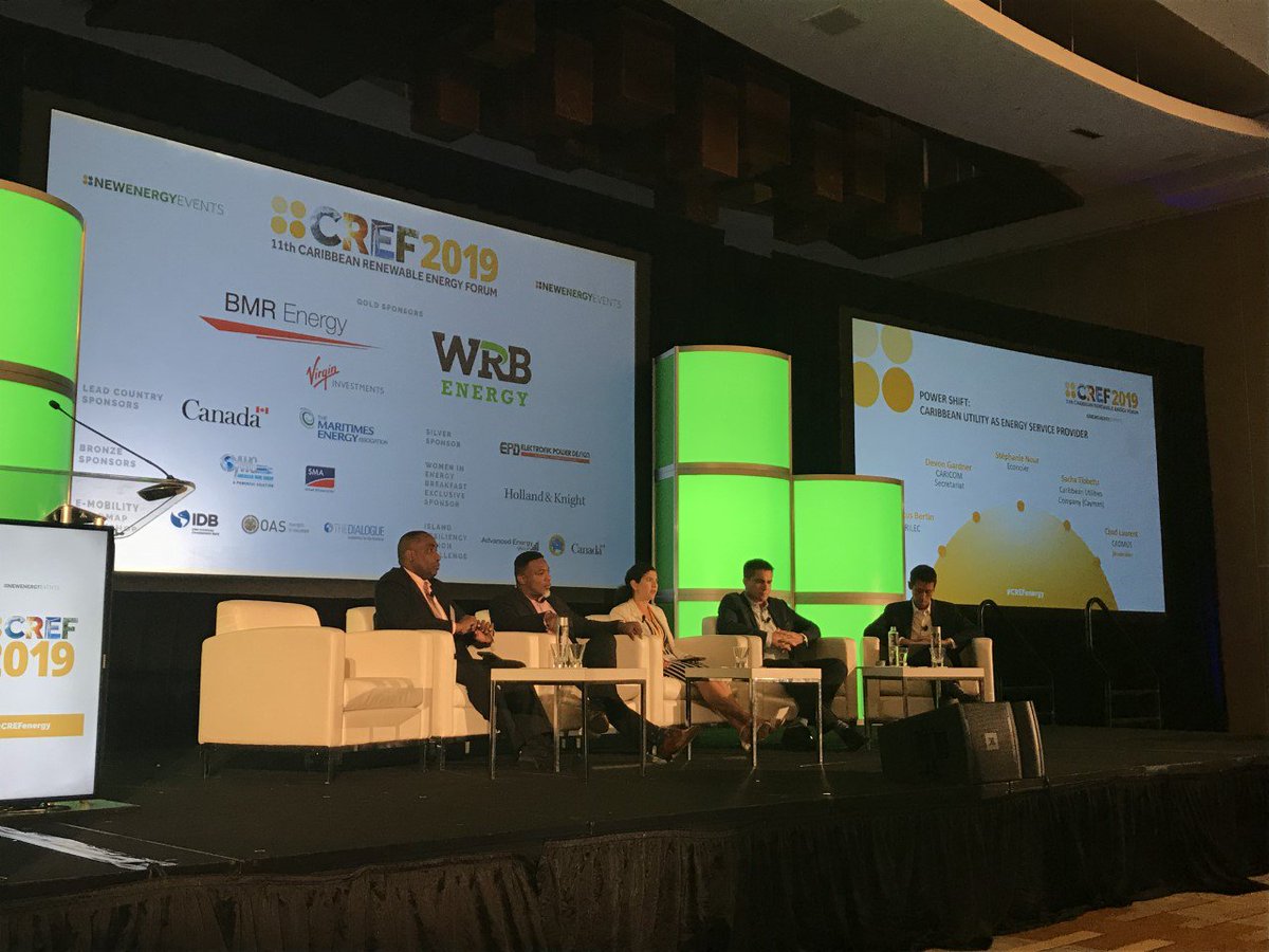 Stephanie Nour of <a href="/Econoler1/">Econoler</a>: When utilities get involved in #energyefficiency services they become market creators, creating local jobs by subcontracting to specialized companies. #CREFenergy