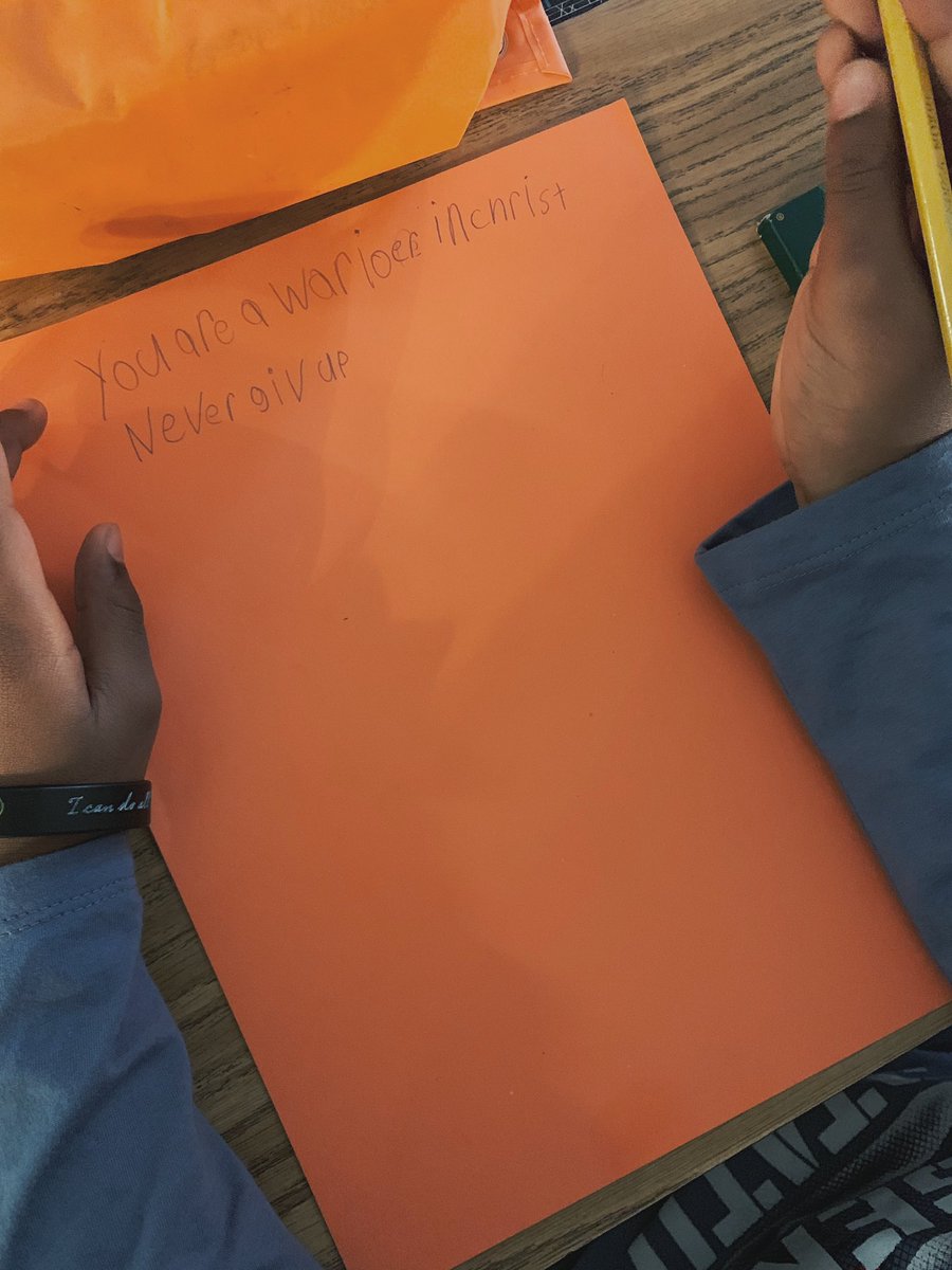 This week we focused on being 100% accountable and owning our happiness. Today we created posters to encourage each other. It’s amazing to see how our words reveal our hearts.