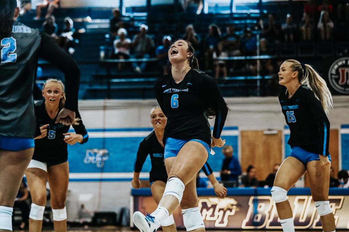 The feeling you get when you realize it’s almost Game Day 😆🙌

🏐<a href="/MT_Volleyball/">Middle Tennessee Volleyball</a> vs. WKU
🗓 Tomorrow, October 18 at 6pm
🎀 Dig Pink 
🎟 FREE ADMISSION 
🐻 Fans encouraged to bring a stuffed animal/bear to donate to the Serious Fun Network!