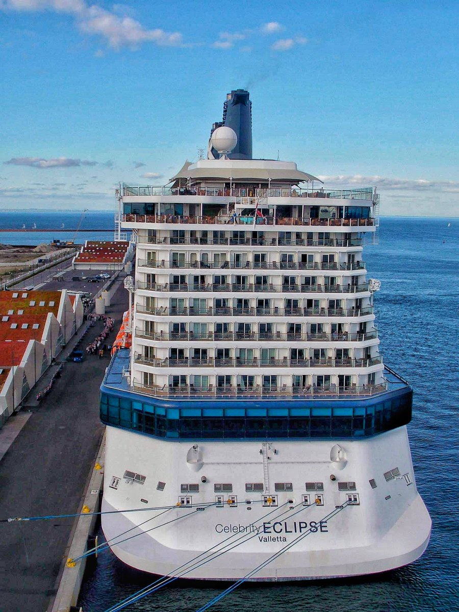 nauticallyspeak's tweet photo. "Does my aft look big in this berth?"
@CelebrityCruise #CelebrityEclipse berthed in Copenhagen, Denmark in June 2015. As seen from #RoyalPrincess.
#celebritycruises #modernluxury #solsticeclass #celebrityeclipse #copenhagen #denmark #sternview #cruisemarsh https://t.co/fBTXOCTBzC