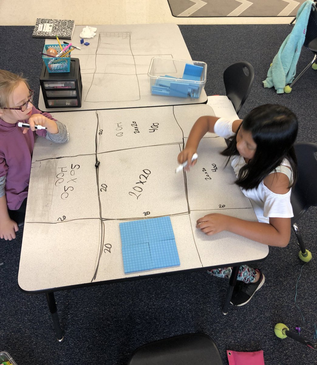 Mrs_Tackett's tweet photo. Productive struggle. That’s what happened when we did another 3 Act Math Task today. So proud of their thinking, collaboration, grit, and perseverance! #3actmathtask @HilliardWolves @gfletchy https://t.co/DFmPoRgKmo