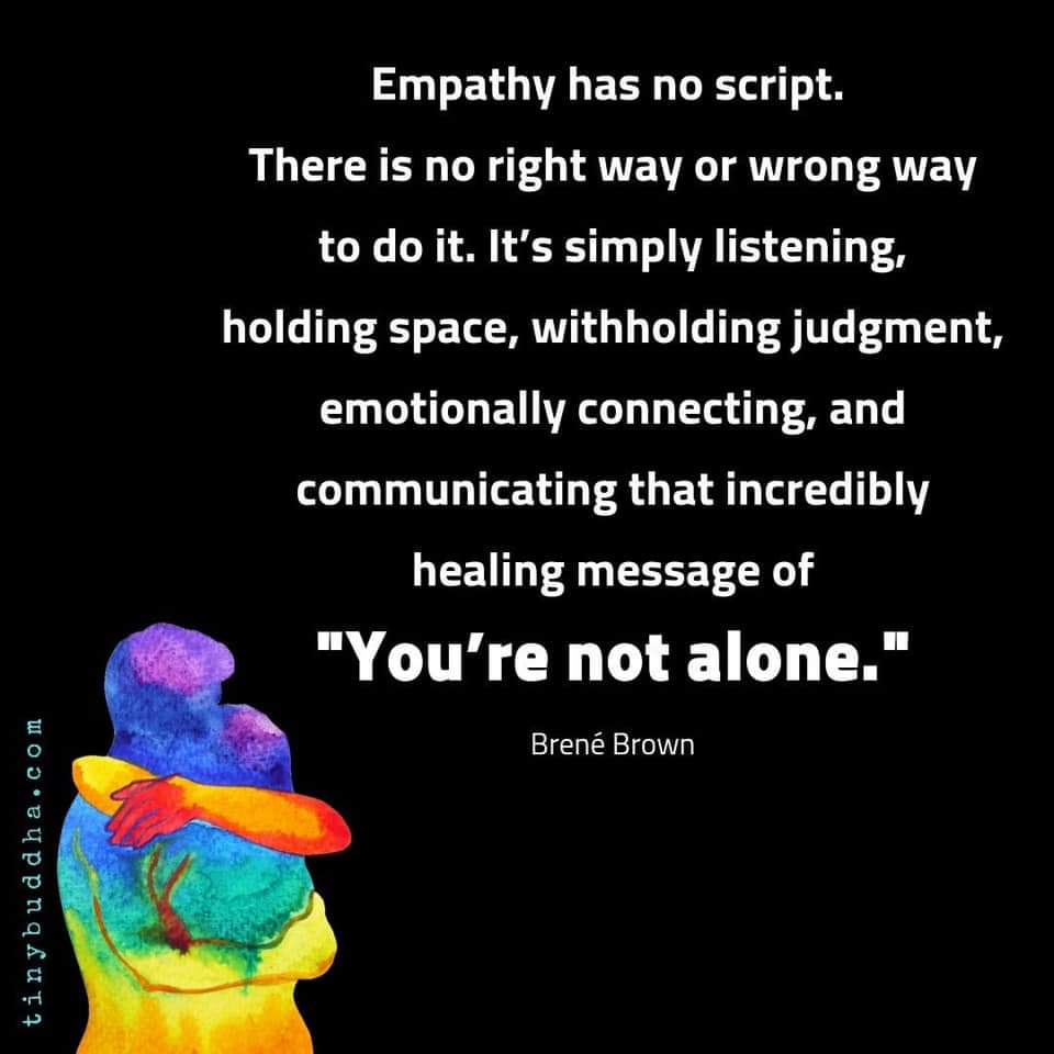 SELearningEDU's tweet image. #Empathy has no script. #SEL #everyday #relationshipsmatter
