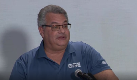 cbsnewspath's tweet photo. GM STRIKE- UAW NEWSER- VO/SOT THU0351- Brian Rothenberg, Director of Public Relations for UAW, made it clear that the UAW GM Council has voted to recommend ratification of the contract. They also recommended that GM workers remain on the picket line until a vote takes place. https://t.co/Y4KTkjVL4i
