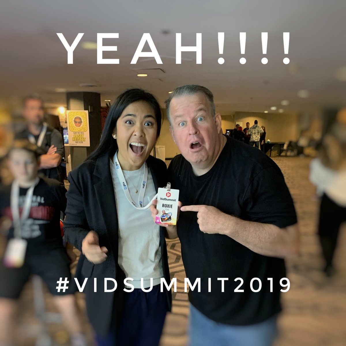 roxstarbakes's tweet photo. Not my usual post but Derral is the man! Excited to #channeljumpstart #VidSummit2019 #VidSummit https://t.co/HolvQTnhub