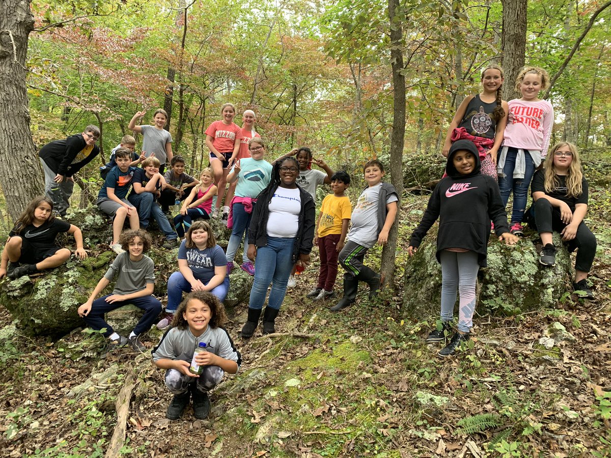 TabiTheTeacher's tweet photo. We went to Ozark Caverns this week! The weather was beautiful, we learned and saw cool things! #cpsbest #cave #bats #hike #funwithourclass https://t.co/W1DIpoQY1G