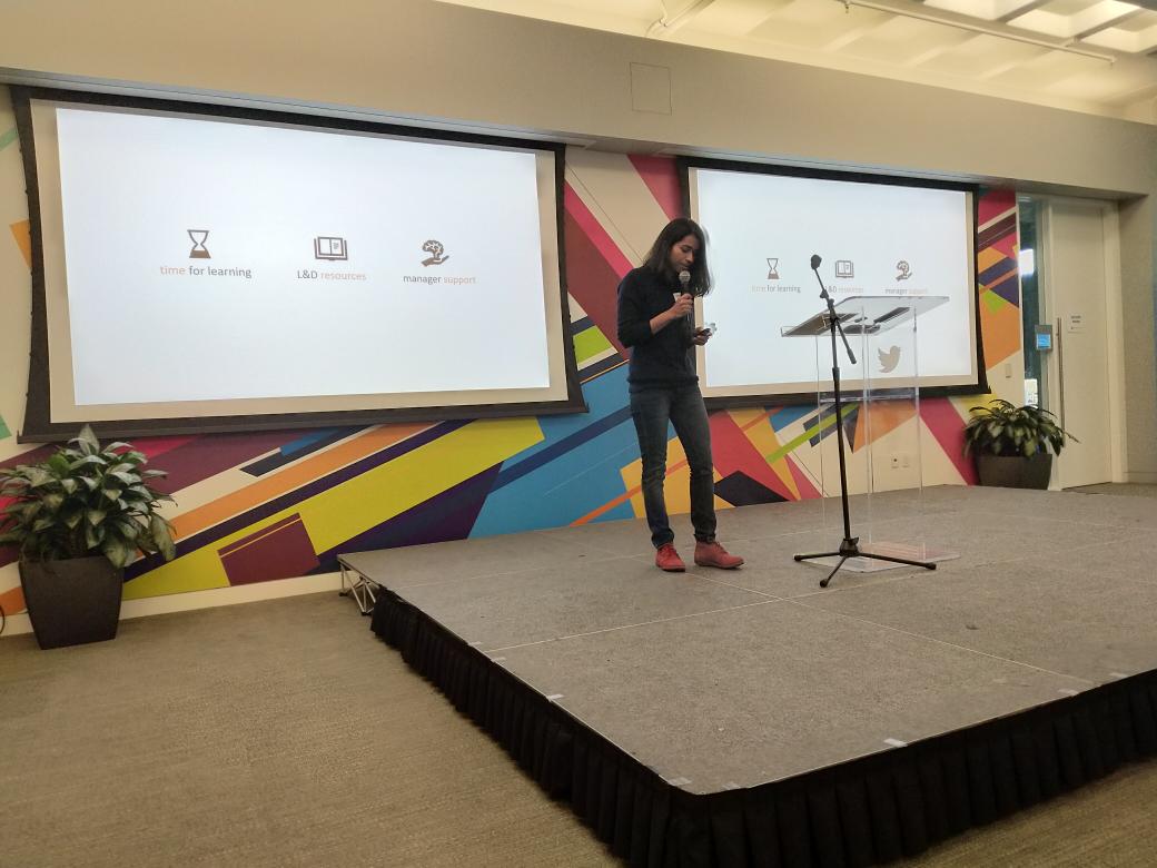 sasa's tweet image. At #TechKnowCon, Microsoft's L&D team outlined what they've uncovered as barriers to learning:
1) Time for learning
2) L&D resources
3) Manager support