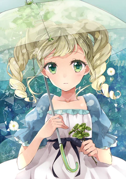 今日もがんばろ～～～!
雨なので雨らしいイラスト持ってきた☔ 