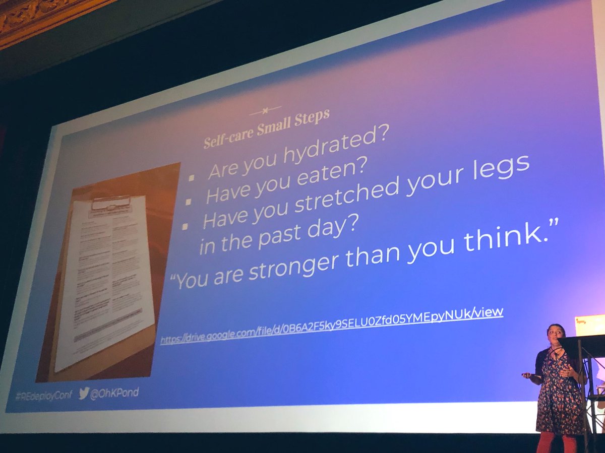 REdeployConf's tweet photo. A runbook for personal Resilience? https://t.co/SG4dALK0b2