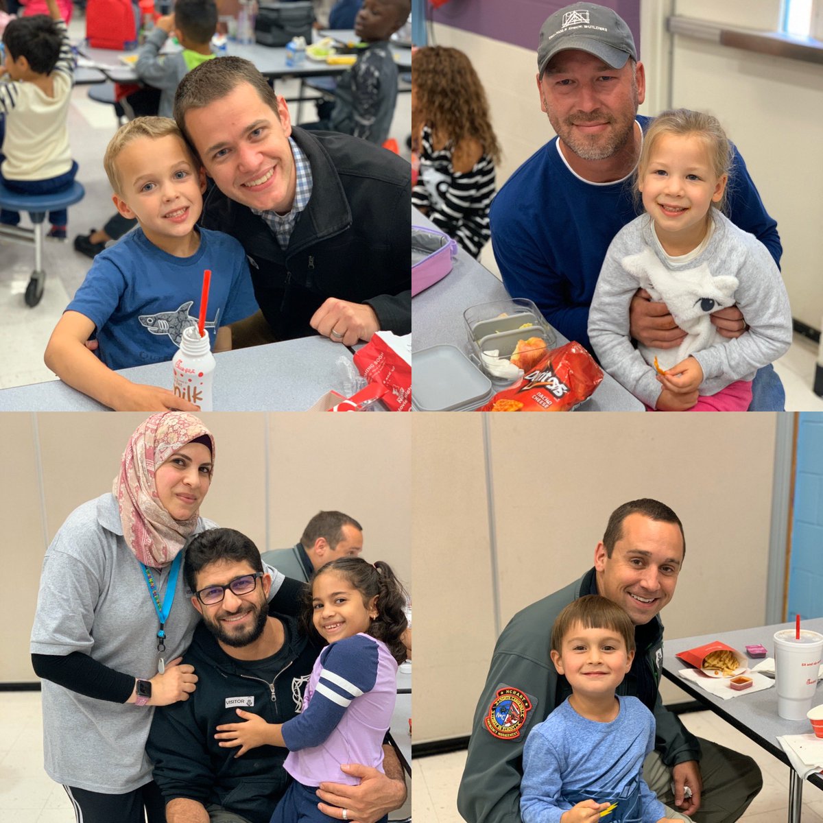 But really let’s talk about our dads!!! So many dads came to school to visit #ontheHil! I love how our young men were able to see so many positive images of caring and involved dads today!! #DadsMatterToo #SchoolLunchDay #100parents @NorthwestWCPSS #parentengagement #ComeAsYouAre