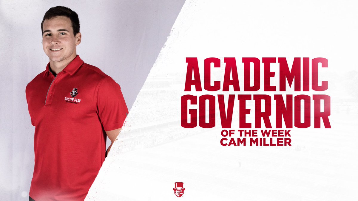 GovsFB's tweet photo. Congratulations to our Academic Governor of the Week, Cam Miller✏️🎩 #CutDifferent https://t.co/xCFWIs2xuk