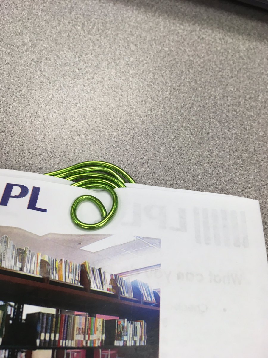 Parent STEAM Challenge...How can you design a new style paper clip? <a href="/dms_tcboe/">Drew Middle School</a> #GoldStandard
