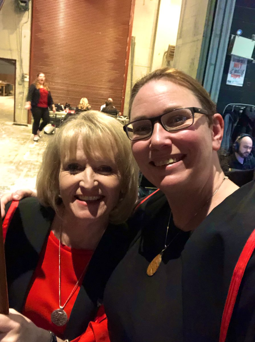slewisimpson's tweet photo. Your friendly neighbourhood @MemorialU marshals backstage at #MUNgrad19. Great wee team! https://t.co/d4EWfByOaC