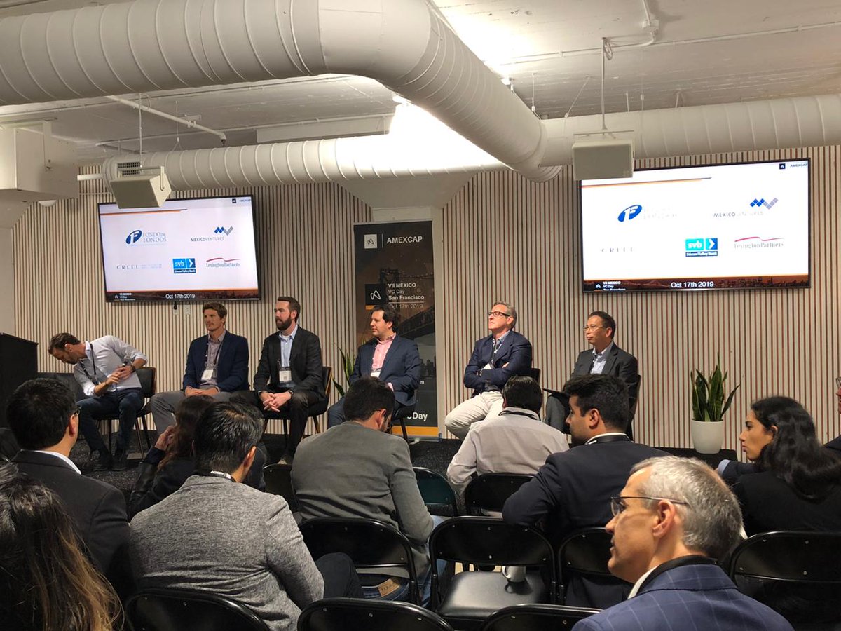 AMEXCAP's tweet photo. Mexico VC Day would not have been possible without our sponsors! Thank you for continued support! @FONDODEFONDOS @mexicoventures @creelmx @SVB_Financial &amp; #LexingtonPartners #MexicoVCDay #VentureCapital #investments #investors #entrepreneurs #entrepreneurship https://t.co/KARQiPW9bH