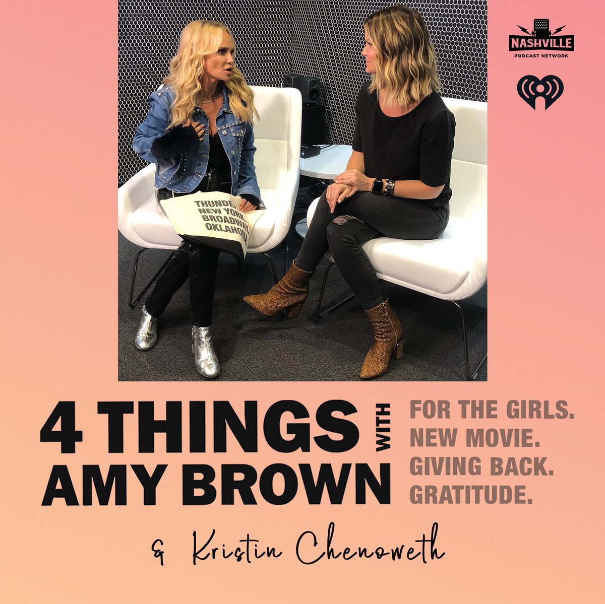 RadioAmy's tweet image. so much fun chatting with @KChenoweth on this week's episode of #4Things!! we talked about her new music #ForTheGirls,  new @hallmarkchannel movie, and how she went from Oklahoma to Broadway

check it out on @iHeartRadio! iheart.com/podcast/834-4-…