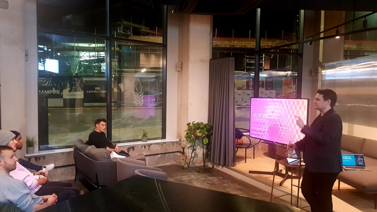 augmentmcr's tweet photo. Intimate and low key- the perfect way to start a movement like #ARManchester. https://t.co/lDrHhqGwDx