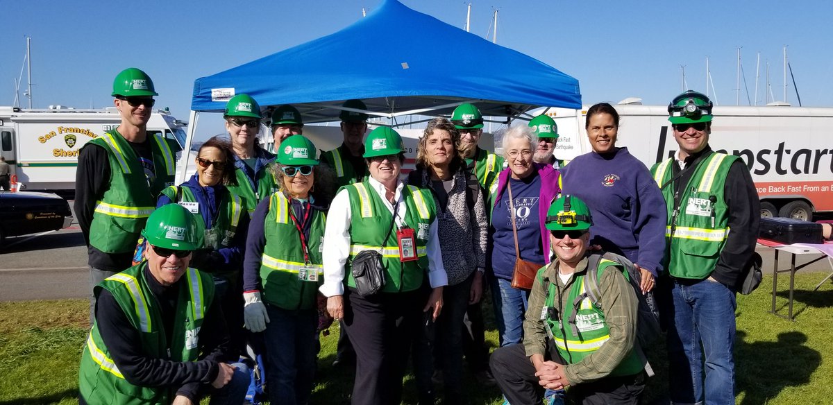 SFFDNERT's tweet photo. Live from the Marina Green commemorating the genesis of #NERT, the #LomaPrieta #earthquake #LP30 #community #SFReady #CaliforniaForAll #listoscalifornia https://t.co/nwQOgwyrbA