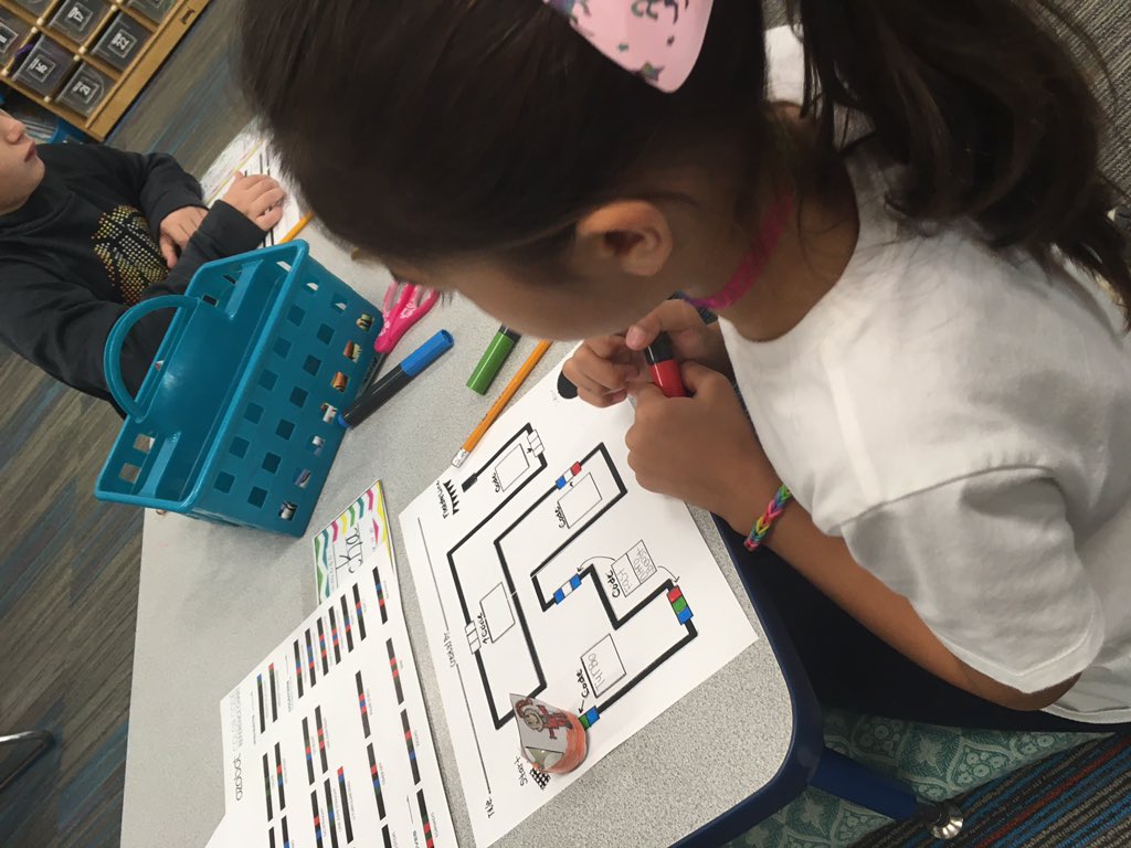 osstifin's tweet photo. So thankful for partnerships with the LISD for fun technology lessons our young learners. These 2nd graders can’t wait for their next coding experience with Ozobots!  @Ozobot #LISDLITT @AnnSmart17 https://t.co/NNw2OWCLrI