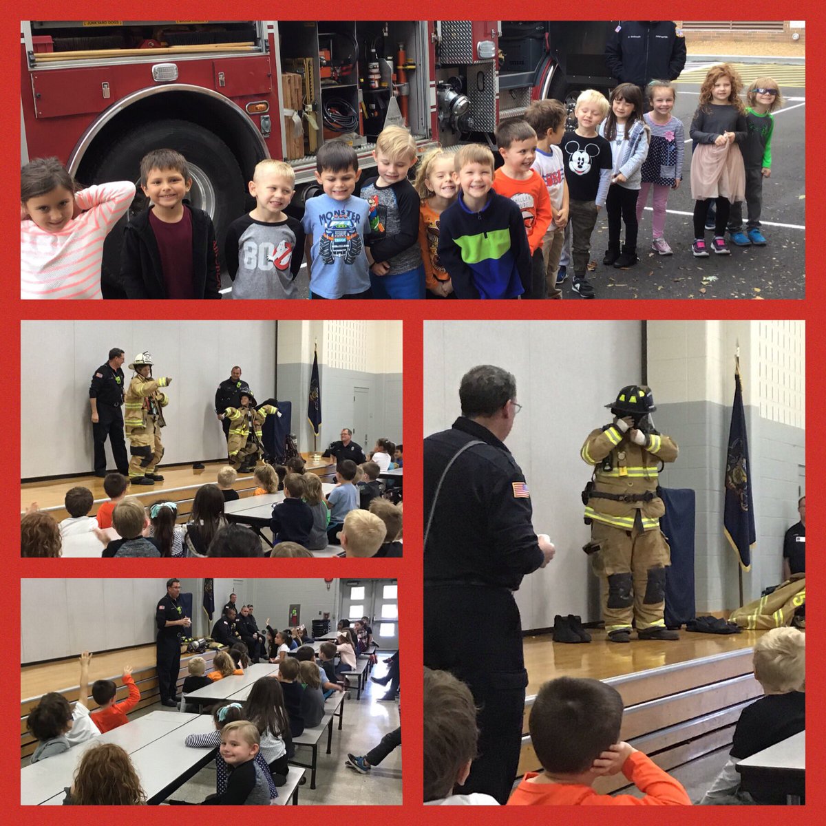 A big thank you to the Warrington Fire Department for an informative assembly on fire safety!@CBMillCreek #proudtobeacreeker