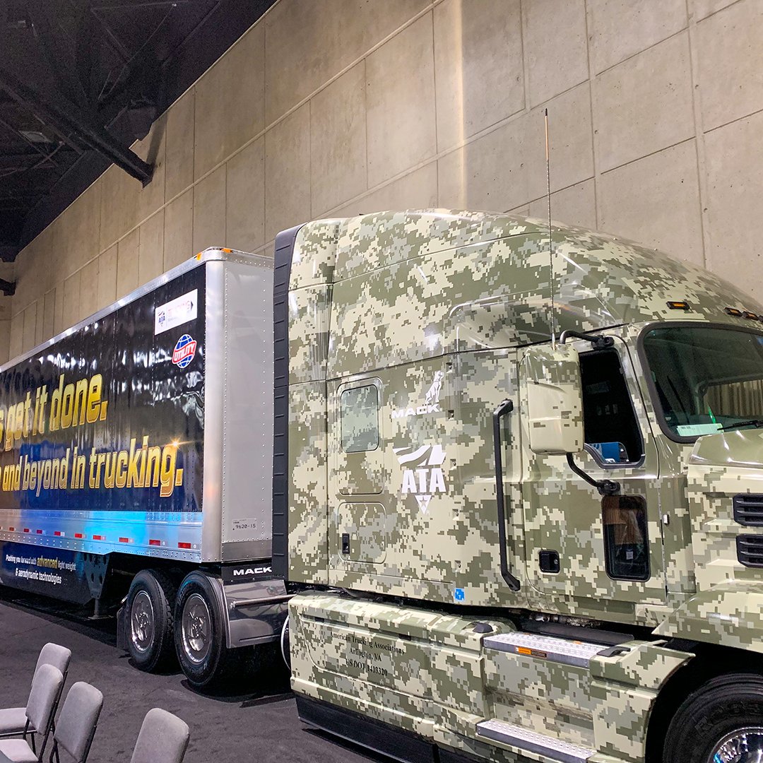 artimegroup's tweet photo. We were in San Diego earlier this month at this year’s American Trucking Associations Management Conference & Exhibition. We enjoy attending trade shows in support of our clients, like @UTMCorporate and @DoubleCoinTires. #ATAmce19 @TRUCKINGdotORG https://t.co/ZuVjQBf9fx
