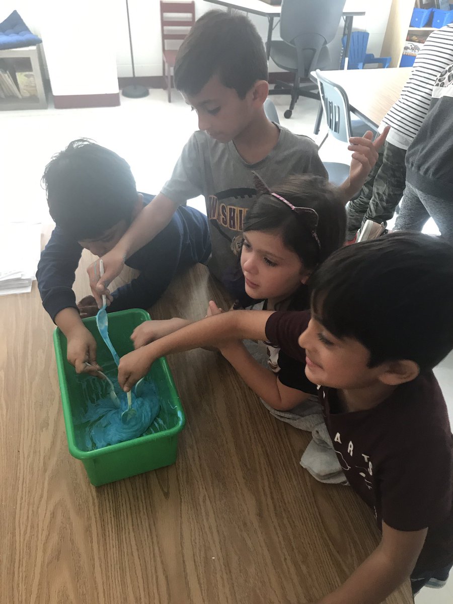 When we write a How To Make Slime book together, we must then make said slime together! #mtes