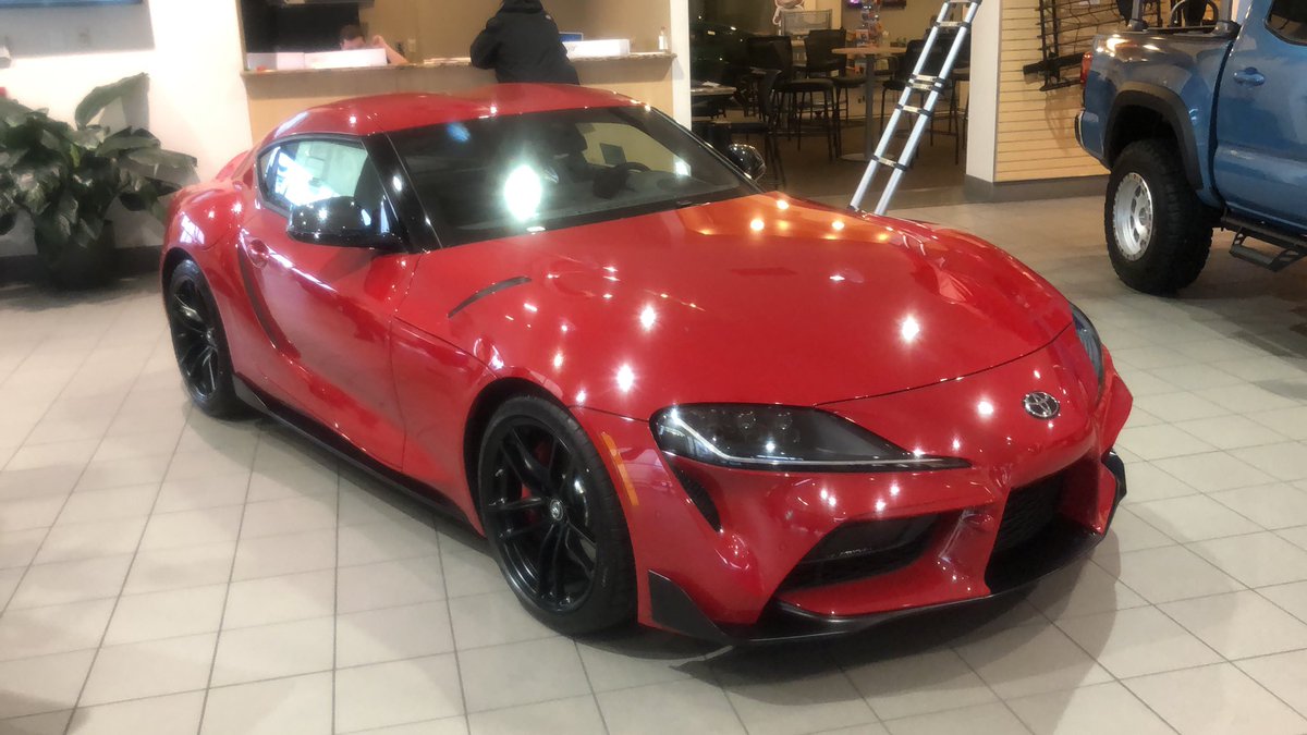 WayToAdventure_'s tweet image. The 2020 Toyota Supra Launch Edition number 553 of 1,500. #red #Supra #launch #launchedition #gatewaytoadventure