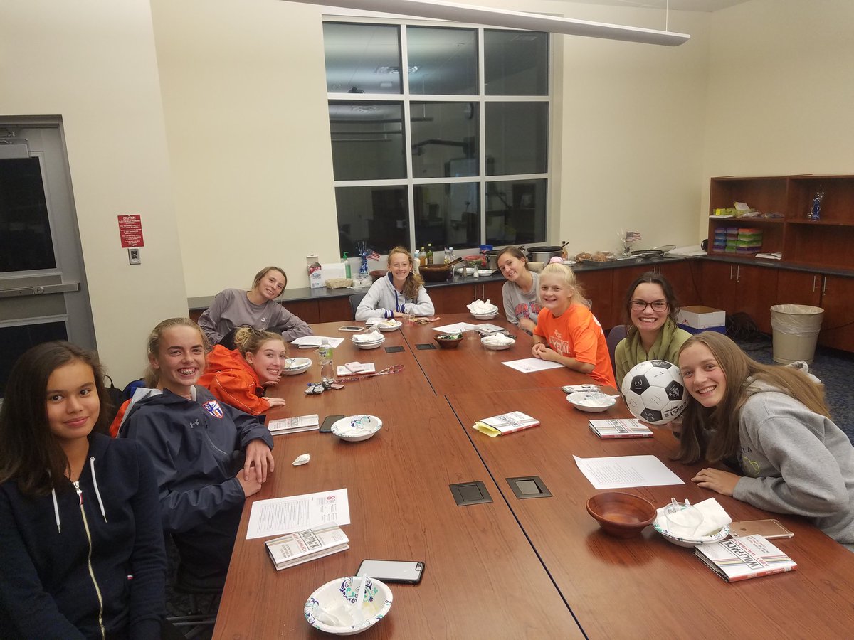 mrmumbylmc's tweet photo. Varsity Read tonight with the Penn Yan Academy girls soccer team.  Great discussion about the new rules in @AbbyWambach book Wolfpack. https://t.co/L5IL0Wo1BX