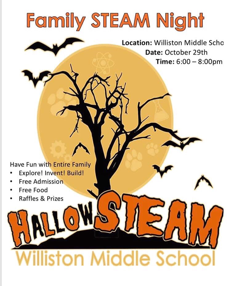 Get ready <a href="/WillistonTigers/">Williston Tigers</a> for the HallowSTEAM photo booth! This girl and I worked to get these props ready this afternoon and had a blast trying them out! <a href="/AkABaba76/">A. Kirby</a> <a href="/Jill713/">Jill Larson</a> <a href="/Alisheez/">Alisha Sheesley</a>