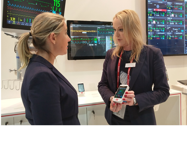 MindrayGlobal's tweet photo. Final day of #WCIC2019 at Mindray booth 57-58, seize the last chance to learn how the innovative MWAN wireless technology of the BeneVision TM80 telemetry monitor reduces connection drop-outs to the minimum. Thus patients in CCU are always monitored and safer than ever. https://t.co/i395RHYPeA