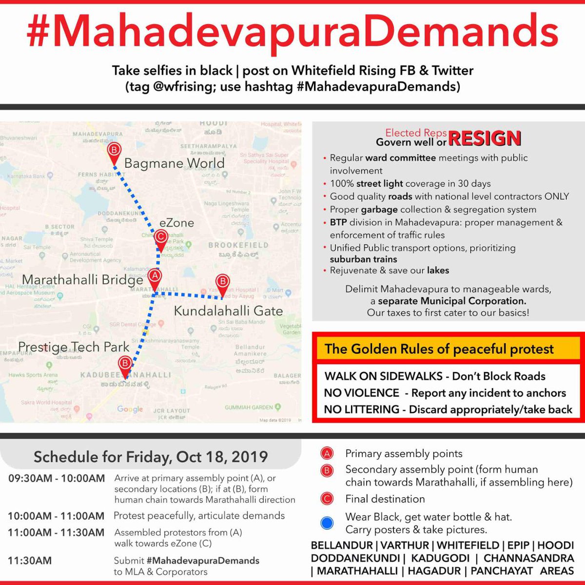 thangas's tweet image. #MahadevapuraDemands