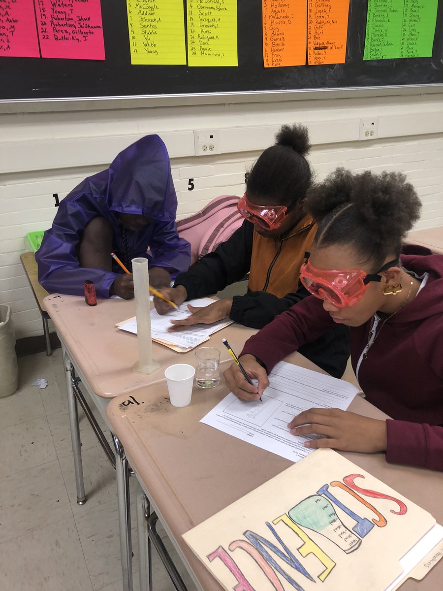 LaPucelle32's tweet photo. I swear this wasn’t planned. Just so happens my @RCSDNYS @rcsdiat 7th graders were all completely engaged with exploring volume. #iathspride @tdade https://t.co/UA5Biu5e8x
