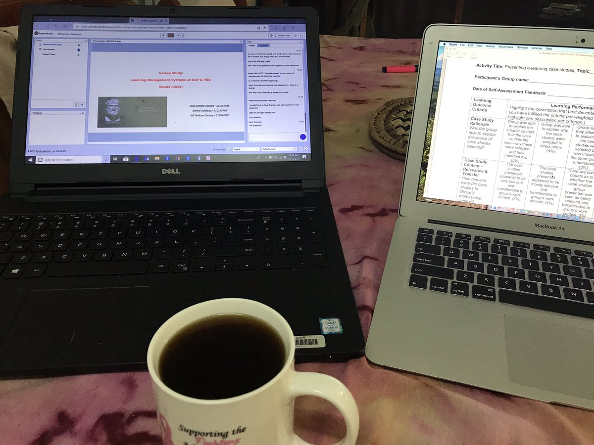 ShikhanrED403's tweet photo. Had an interactive and engaging #elearningcasestudy #onlinepresentation and Q&A session with #ED403SemesterTwo2019 , Great Effort folks. https://t.co/0sdWZLWroH