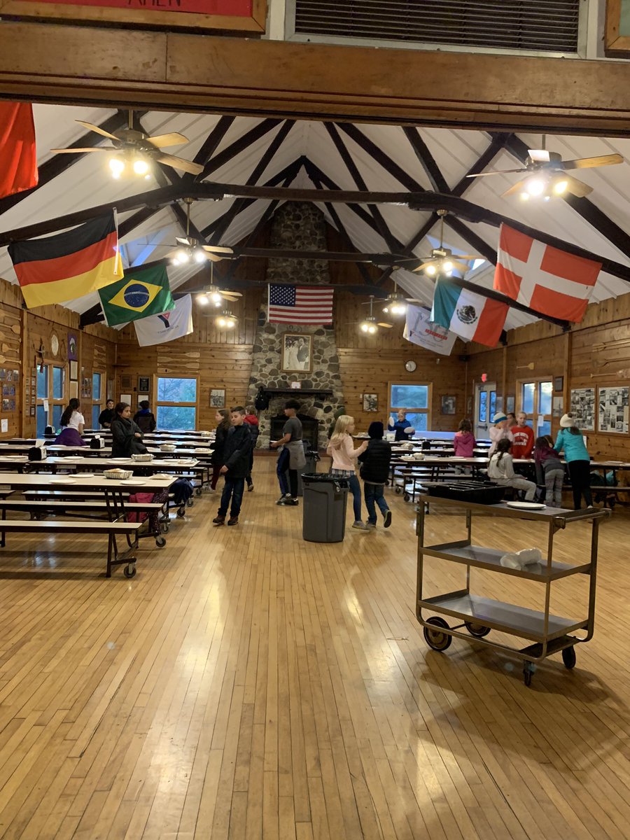 We had a great sunset and dinner and are almost ready for our night hike and bonfire!