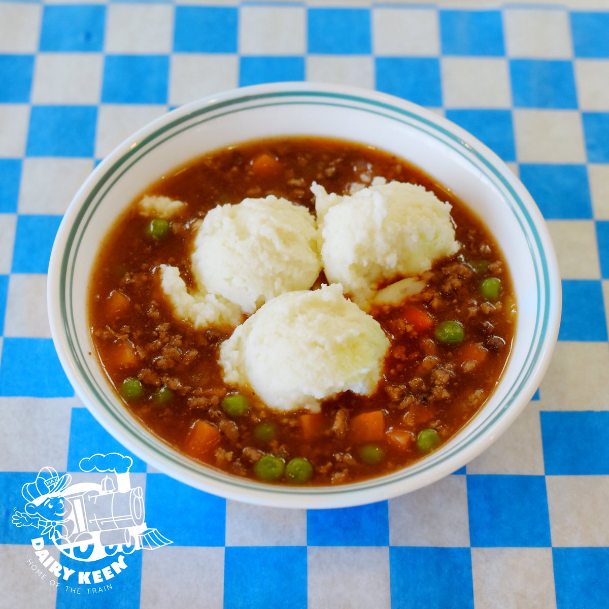 Hot, Delicious soup! This one is Shepherds Pie. Perfect for Fall nights! 🍁
#midway #foodie #yummy #hungry #delish #homeofthetrain #dairykeen #hebercity #utah #parkcity