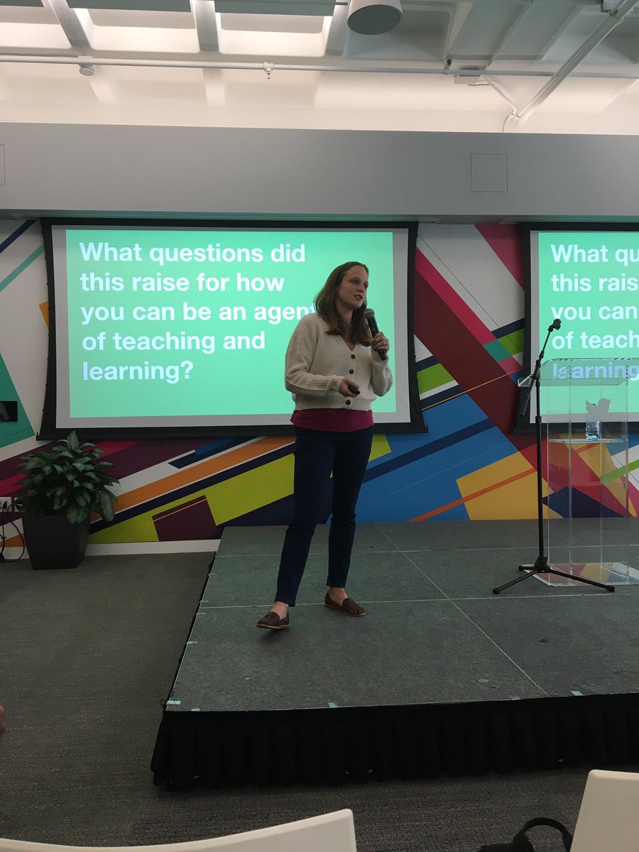 aespaldi's tweet image. @JaclynKarnowski giving an awesome presentation on peer learning at #TechKnowCon. So inspiring!!